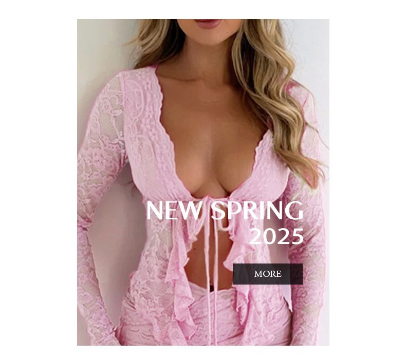Cardigan a maniche lunghe in pizzo traforato per donna - Top aperto sul davanti con dettagli annodati e ricami floreali_voghion.com