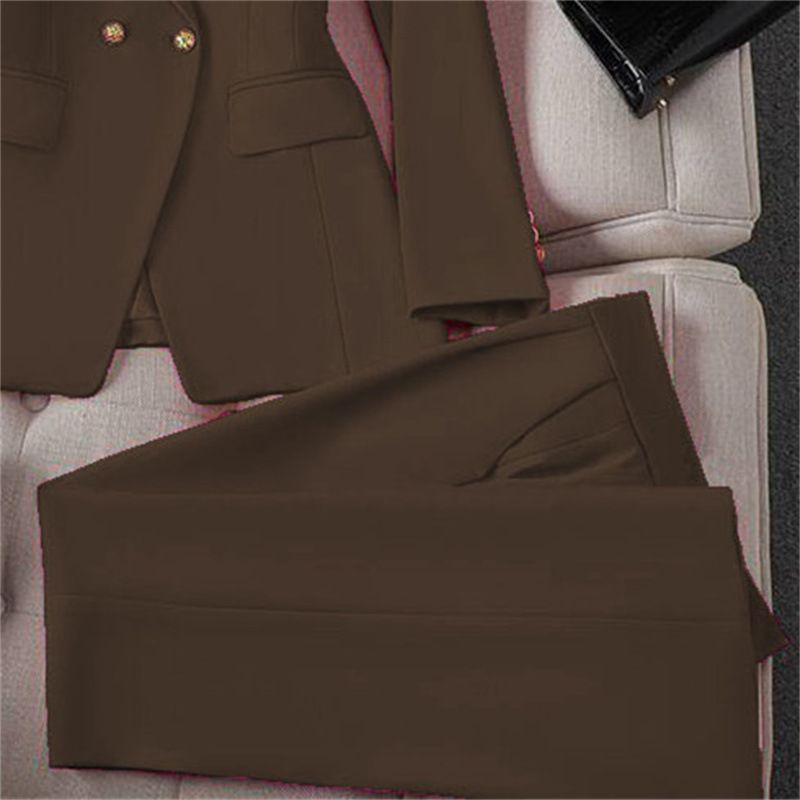 Women's Clothing Spring Red Suit Jacket Women's New Professional Temperament Commuter Small Fashion Suit Set_voghion.com