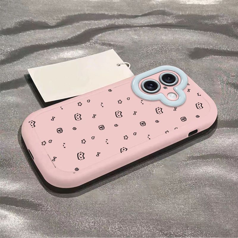 TechGlobe TechGlobe Kitten Label Compatible With For Women Silicone Soft 16 Pro Phone Case New 13 Ins Style_voghion.com