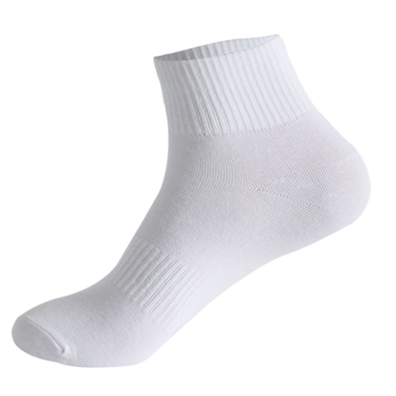 Chaussettes de sport prêtes à l'emploi Chaussettes hautes pour femmes Chaussettes basses de course à pied et de randonnée Chaussettes courtes en coton absorbant l'humidité pour femmes_voghion.com