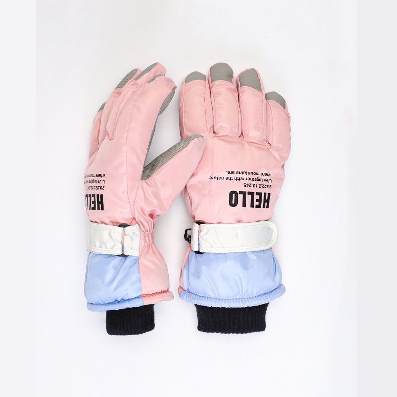 Guantes de esquí para mujer en invierno, terciopelo grueso, resistentes al viento, antideslizantes, para conducir al aire libre, para andar en bicicleta eléctrica, resistentes a la lluvia y a la intemperie._voghion.com