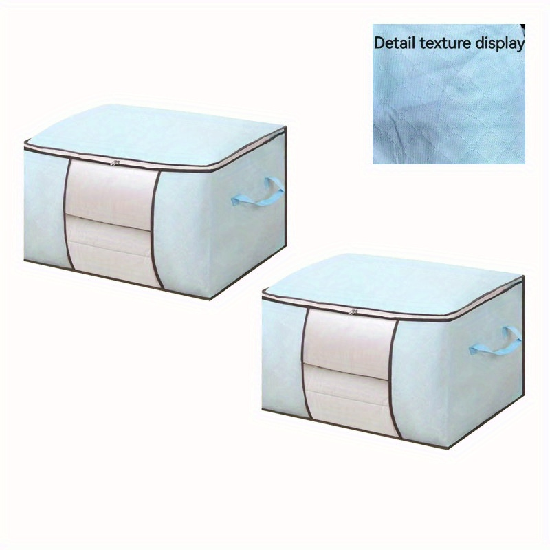 Bolsa de almacenamiento de gran capacidad, organizador con cremallera a prueba de polvo, contenedor acolchado, bolsa de equipaje_voghion.com