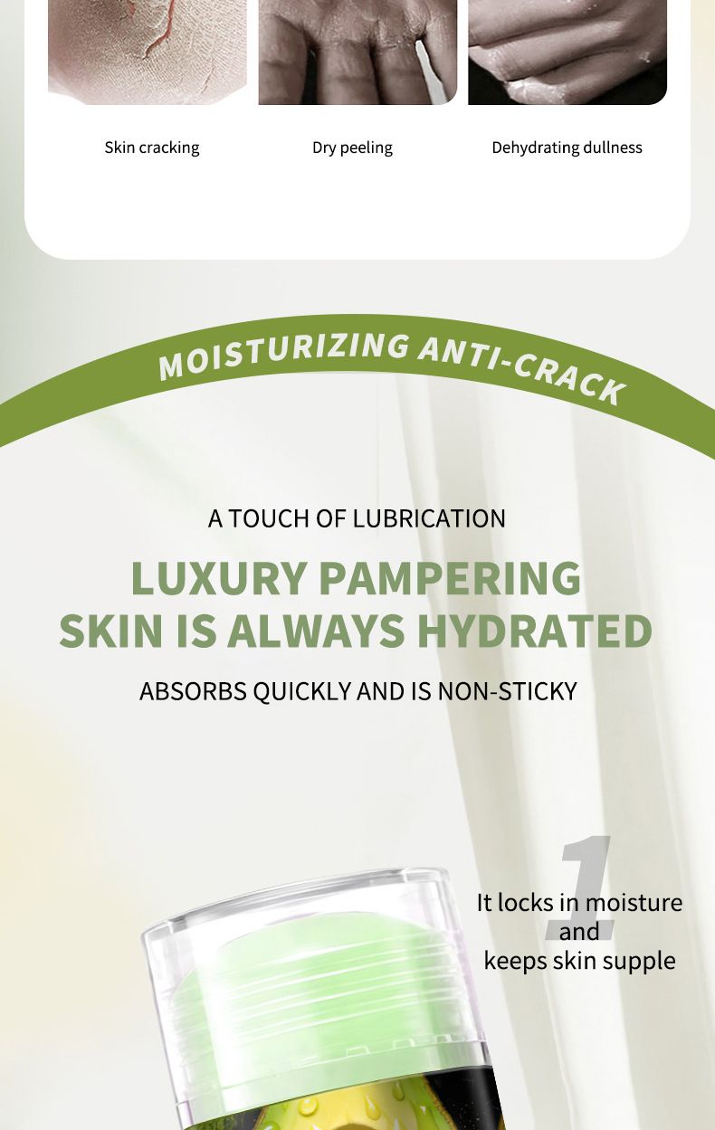 OCHEAL Vaseline Peach Moisturizing Hand Cream Foot Cream Freeze Cracking Cream Anti-Dry Anti-Freeze Anti-Cracking Cream Double Protection Stick 40g Mo_voghion.com