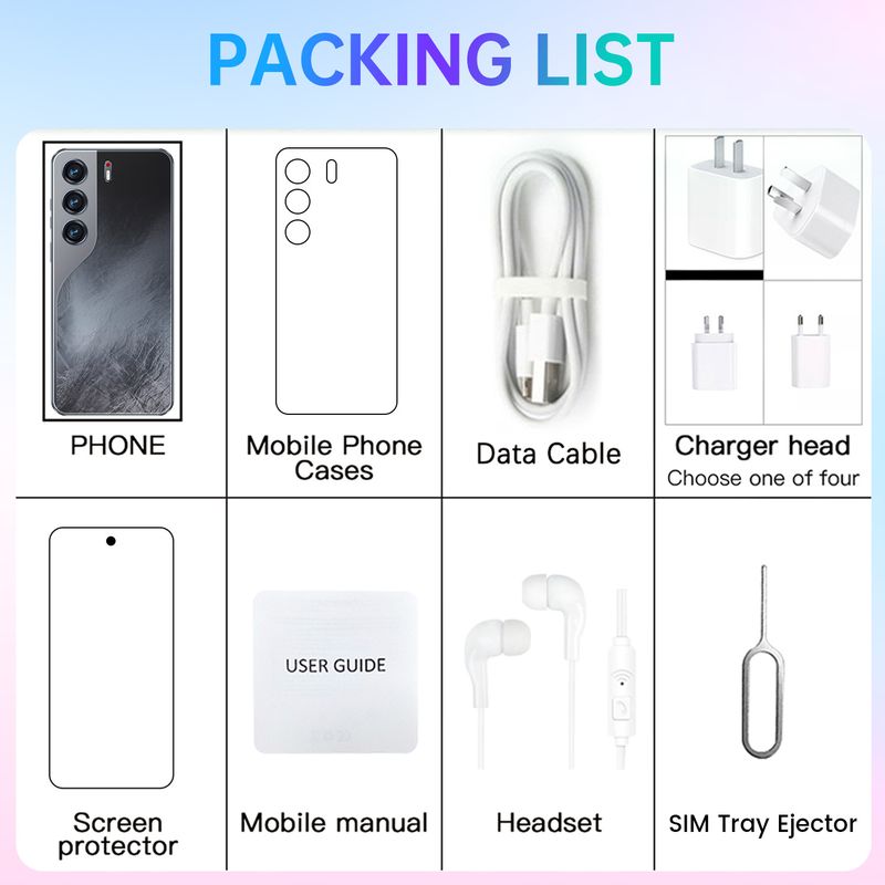 Smartphone Camon40 Pro, sucesso de vendas internacionais, disponível em estoque pelo fabricante. Tela de 7,3 polegadas, 16 GB + 1 TB, Android, tudo-em-um. Exportação_voghion.com