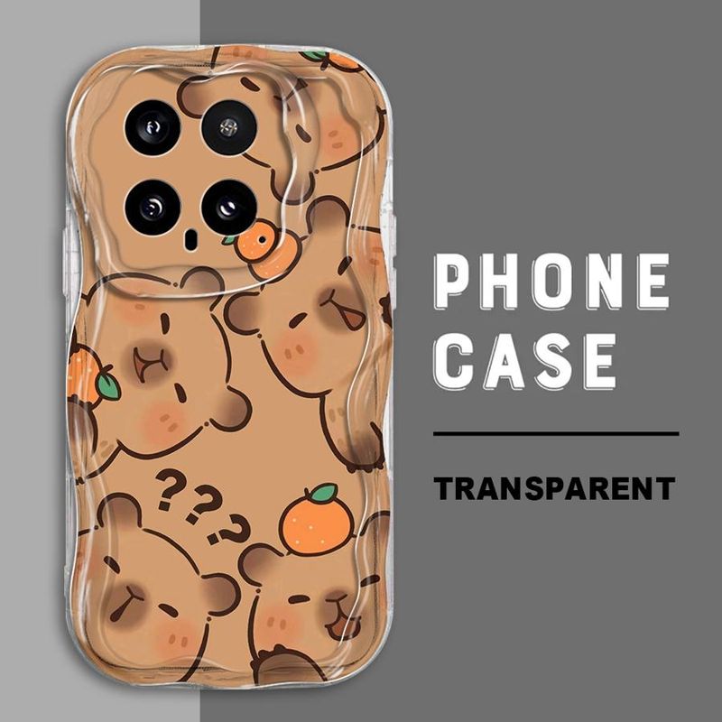 Capybara Cute Phone Case for Xiaomi Mi 11 12 Lite 12T 12T Pro X3 NFC X3 X3 Pro X5 5G Silicone Cover_voghion.com