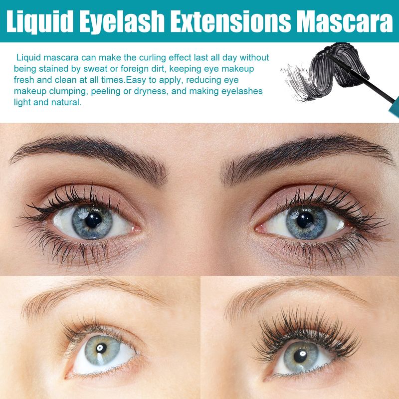 EELHOE Mascara Cream (Black), Slim And Thick Curling, Waterproof And Sweatproof Lengthening, No Caking And No Smudging_voghion.com