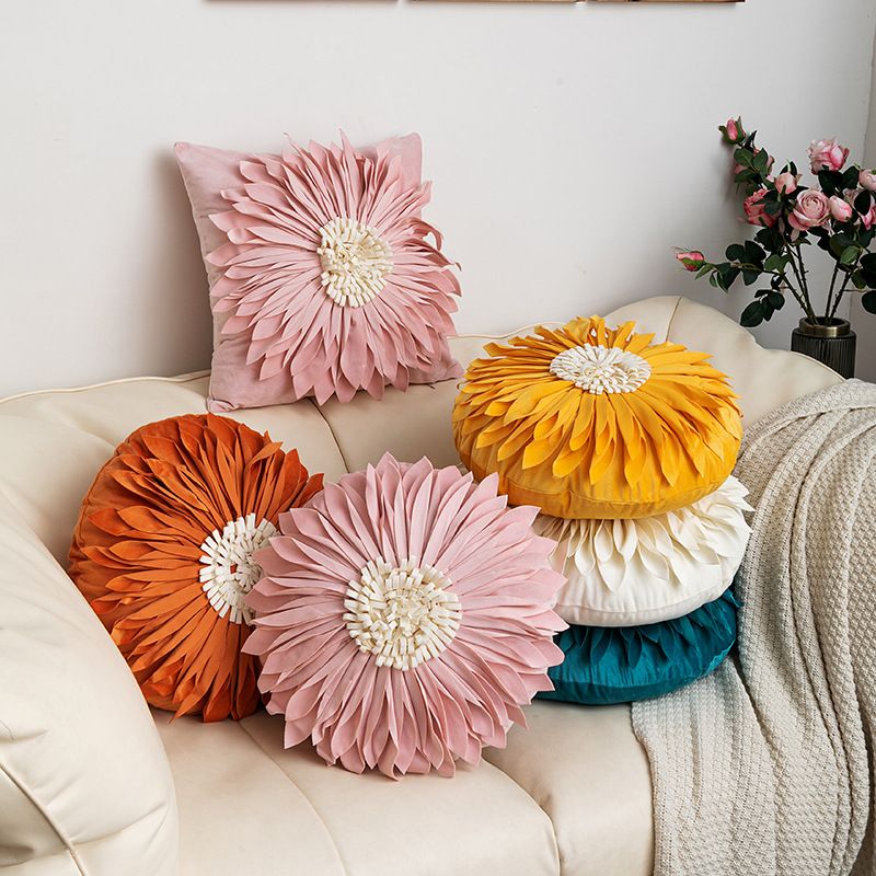 Nuovo bellissimo cuscino per divano con toppa a forma di fiore grande tridimensionale ricamato modello di decorazione per la casa federa per cuscino da camera_voghion.com