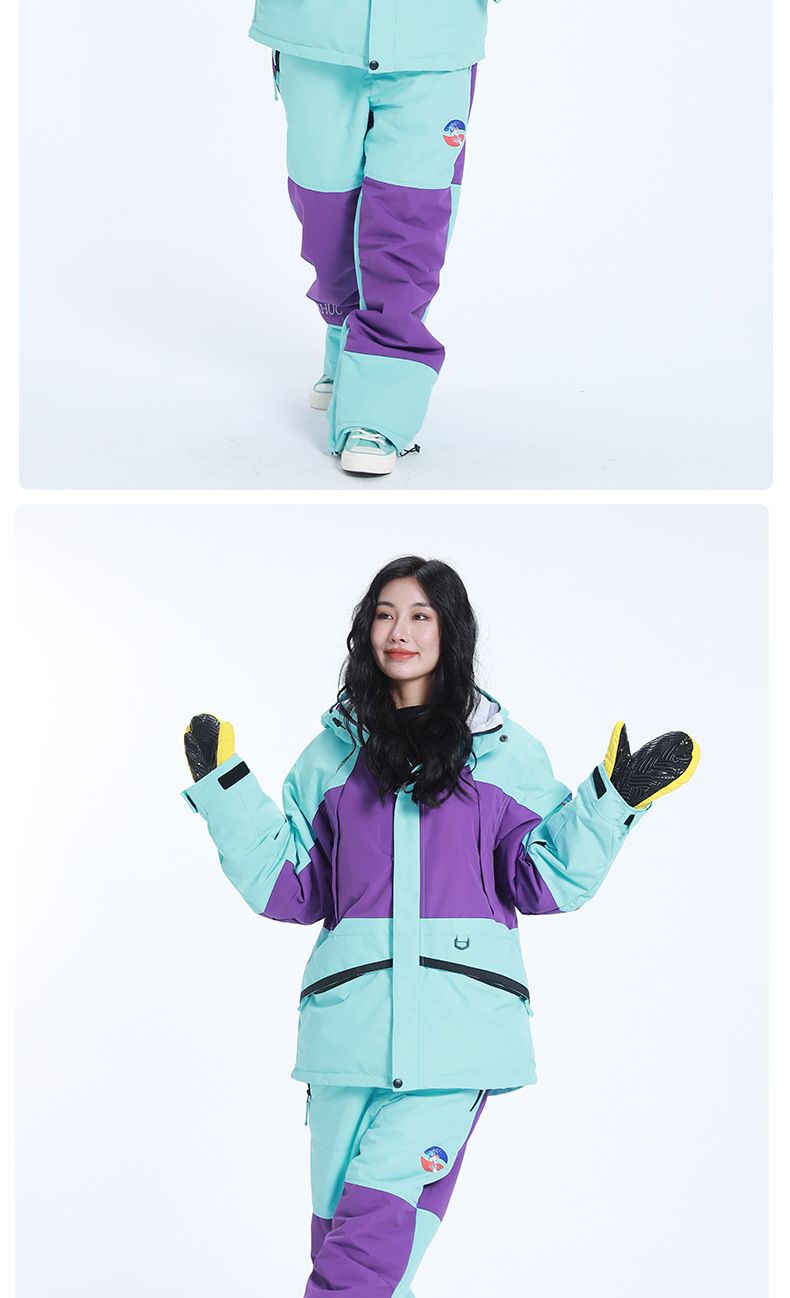 Professioneller Snowboard-Schneeanzug für Damen und Herren, Doppelboard, warm und dick, winddicht, wasserdicht, Outdoor-Skiausrüstung_voghion.com