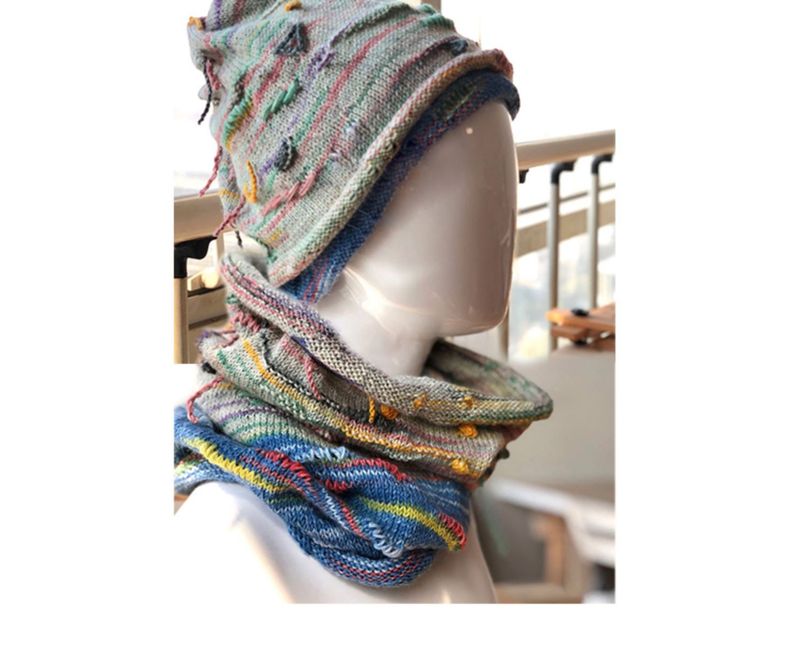 Opal Strumpfgarn geflochtenes Garn importiertes Strumpfgarn elastisches handgewebtes Wollverdickungsgarn_voghion.com