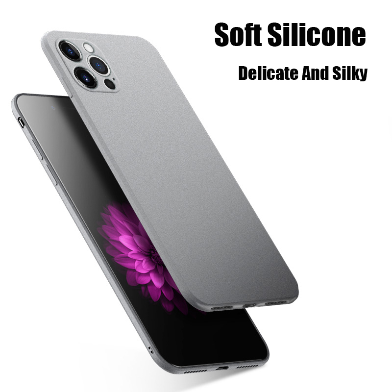 Ultradunne Zandsteen Matte Case Voor iPhone 14 13 Pro 12 11 Pro XS Max Mini XR X 6S 7 8 Plus SE3 Slim Soft Shockproof Scrub Cover_voghion.com