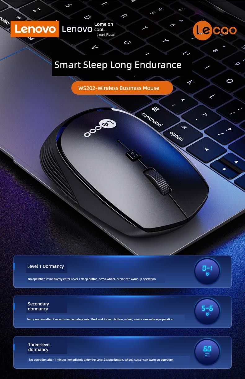 Laiku Small Business Portable Photoelectric Wireless Mouse_voghion.com