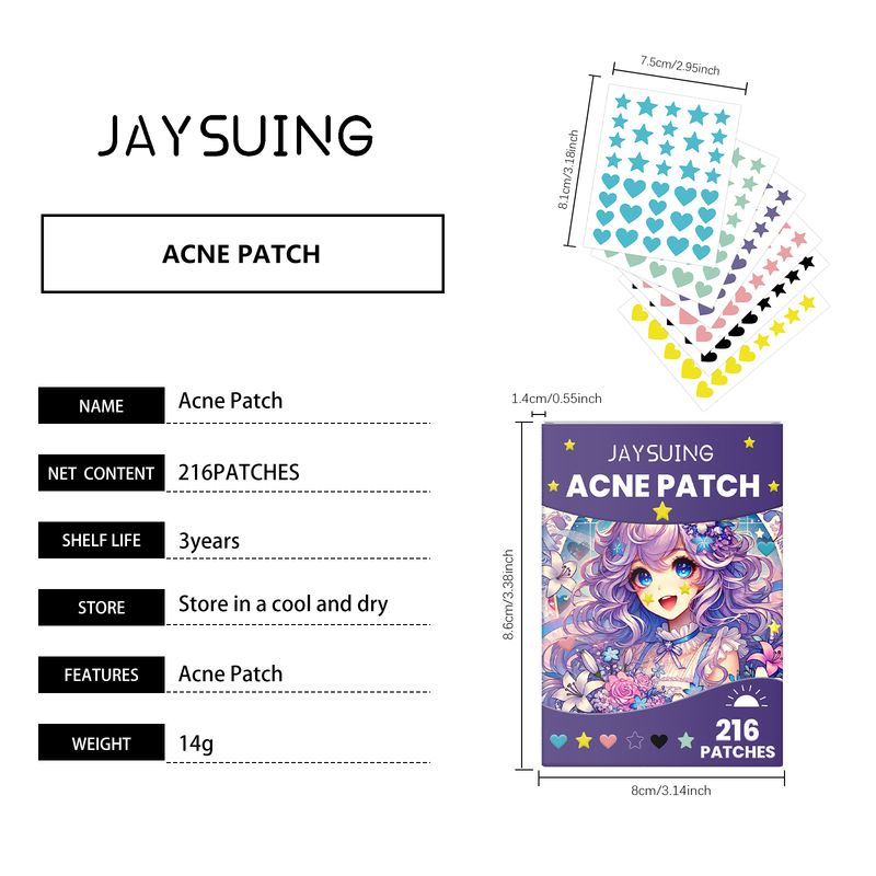 Jaysuing Color Acne Patch Covering Acne Print Face Patch For Comfort And Smoothness_voghion.com