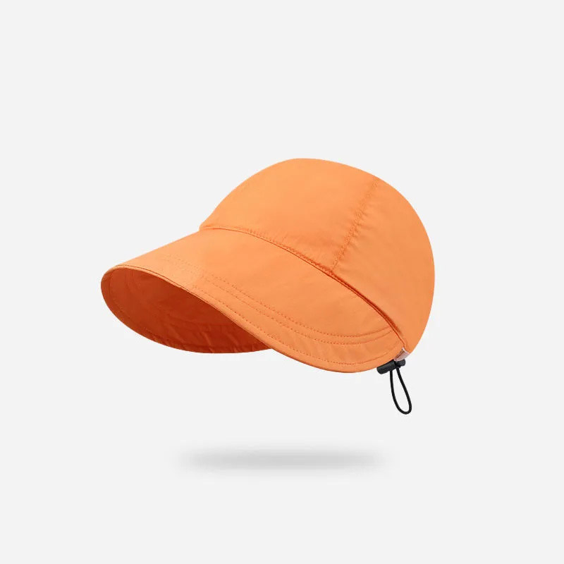 New Arrivals Foldable Wide Brim Sun Hat Drawstring Adjustable Caps for Men Women Beach Hats Summer Quick-drying Visors Fisherman Cap_voghion.com