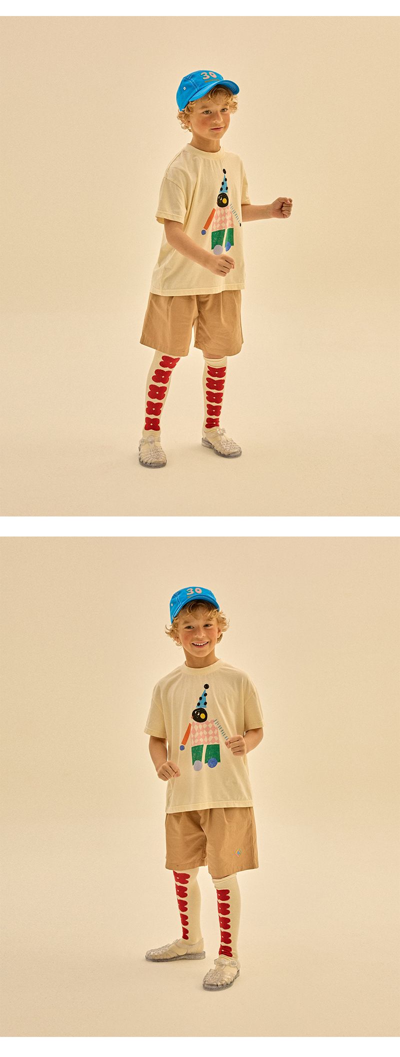 Shorts mère-enfant pour hommes et femmes, shorts tissés décontractés en coton brodé pour enfants_voghion.com