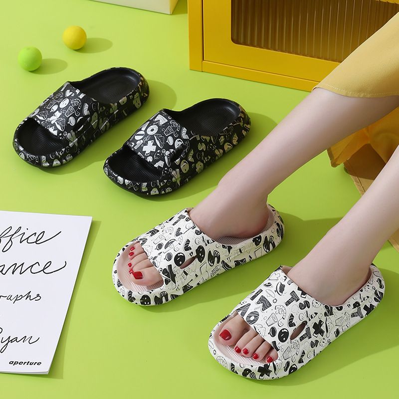 Pantofole con suola morbida e con una sensazione simile alla cacca, adatte per l'uso all'aperto in coppia in estate, versatili per gli uomini, popolari e alla moda per_voghion.com
