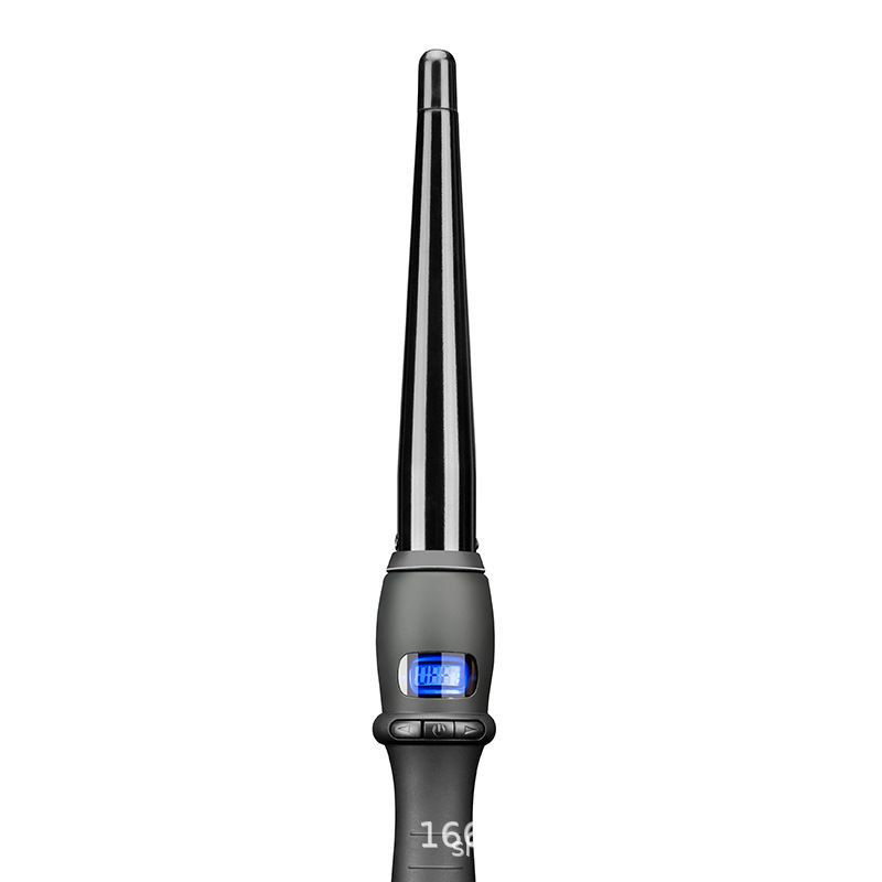 Ceramic Iron Air Bangs Inner Buckle Curler LCD Curling Wand For Hair Salon Use_voghion.com