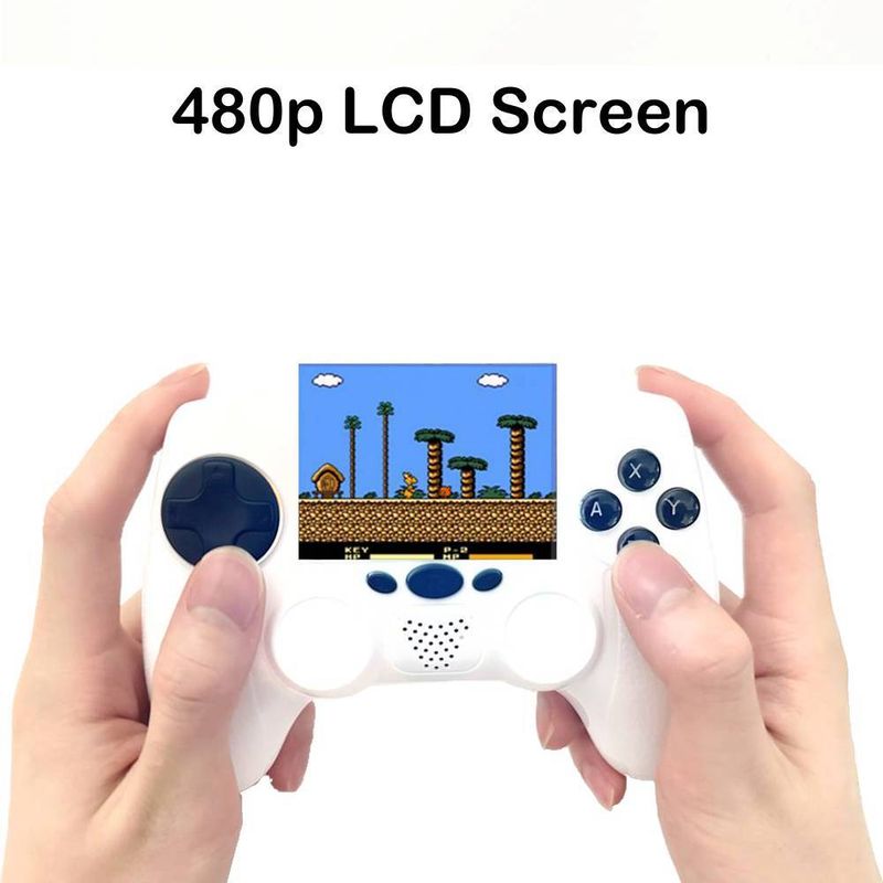 Retro Video Game Console 2.4' Screen 1000 Classic Games Wireless Handheld Player_voghion.com