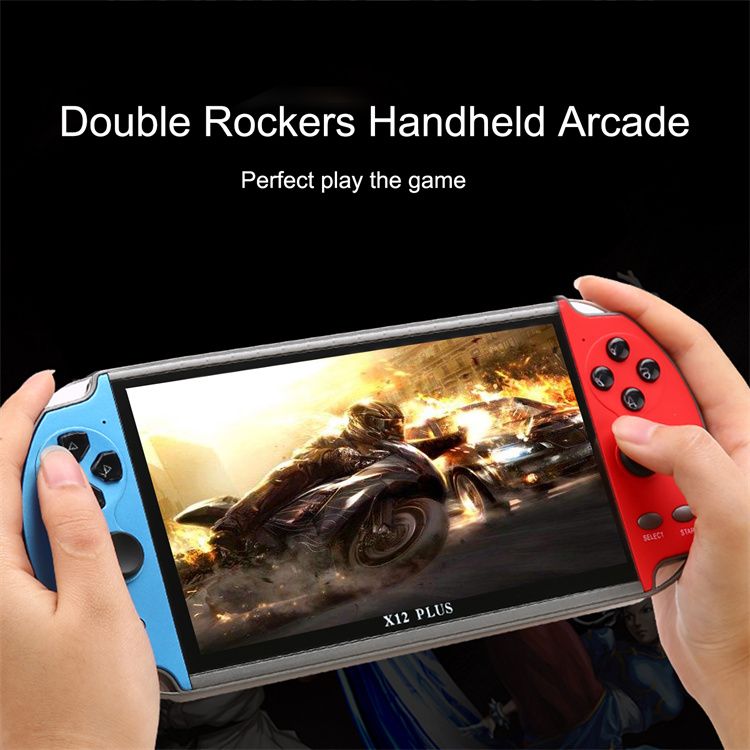 YLW X12 Plus 7'' Polegadas 16GB Portátil 10000 Jogos Portátil Android Crianças Retro Videogame Console Player Para PSP_voghion.com