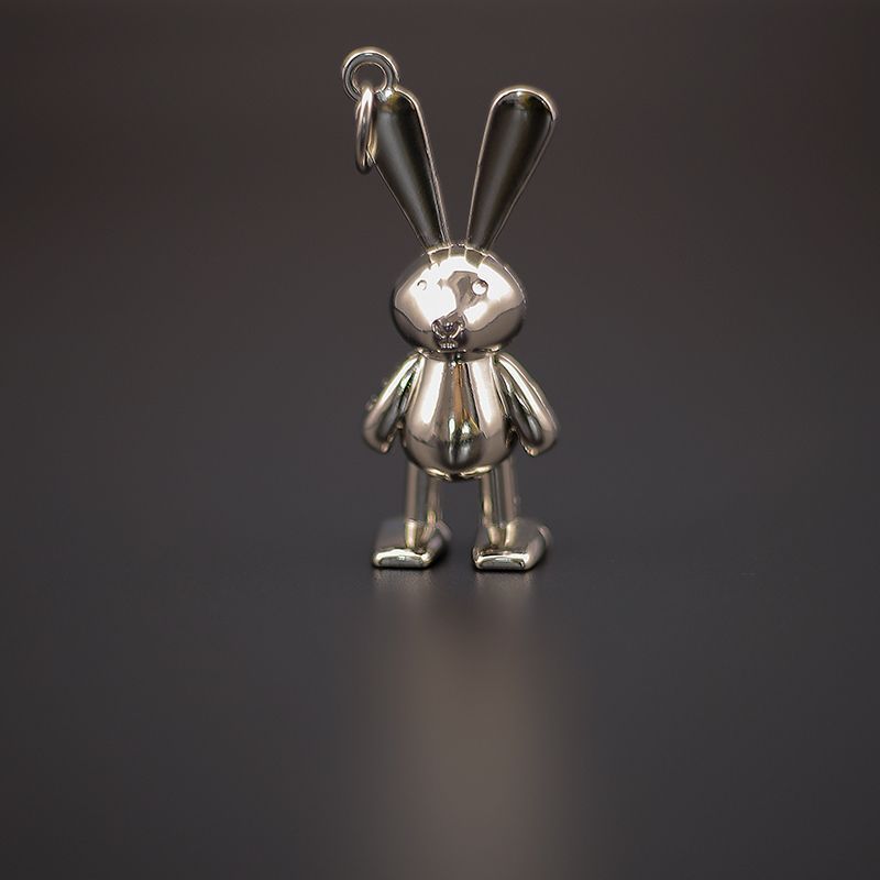 Pár Bunny Keychain Přívěsek Auto High-end Králík Rok Šperky Keychain Muži A Ženy Roztomilý Vynikající Přívěsek_voghion.com