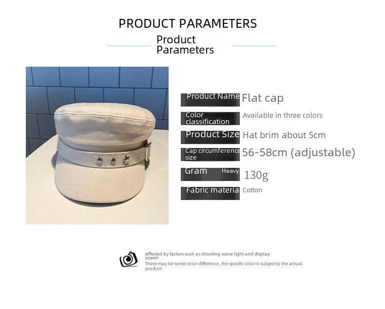 Casquette étoile noire pour enfants automne et hiver béret rétro britannique nouveau style marine journal coréen garçon peintre chapeau_voghion.com