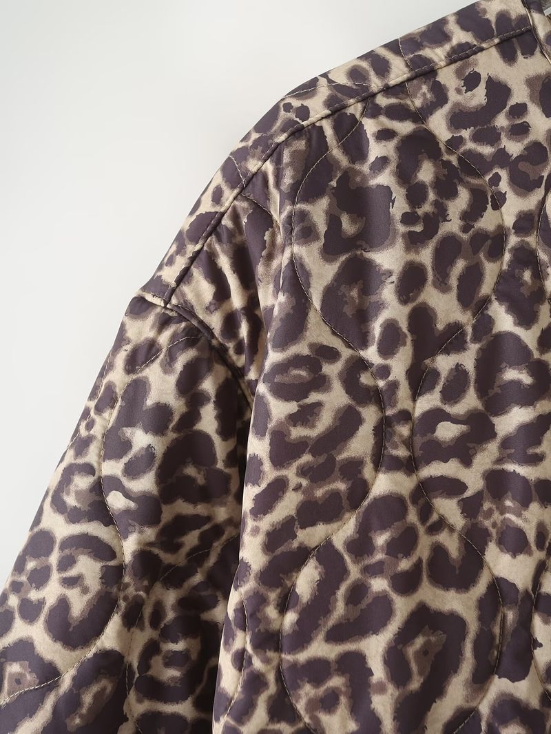 Abbigliamento donna autunno e inverno nuovo modello di animali stampato giacca di cotone_voghion.com