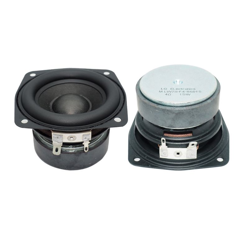 2 stk/parti 78 mm 4 ohm 15w subwooferhøjttaler 3 tommer konveks kappe bas firkantet woofer gør-det-selv reolhøjttalere hifi hjemmelyd_voghion.com
