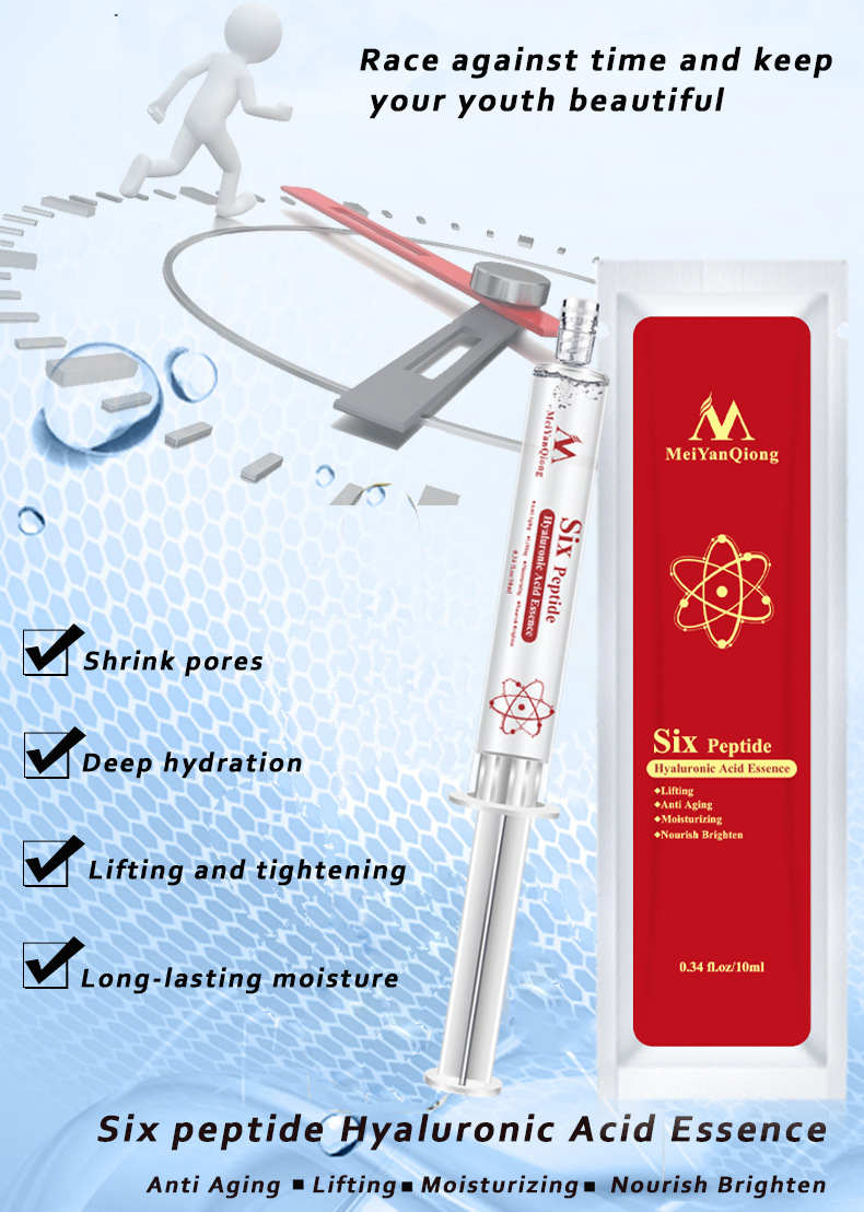 10 ml Hyaluronsäure-Stammlösung Flüssigkeit Shuiguang Nadelapplikator Essenz Feuchtigkeitsspendendes Gesichtsserum Injektionen Hautpflege_voghion.com