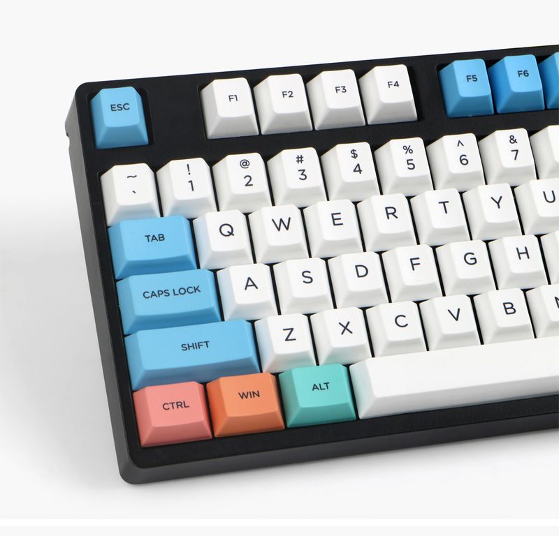 PBT Chalk Cap Key CAP Original Height Sublimation 104 64 68 980 Restraint Full Set Nical Keyboard_voghion.com
