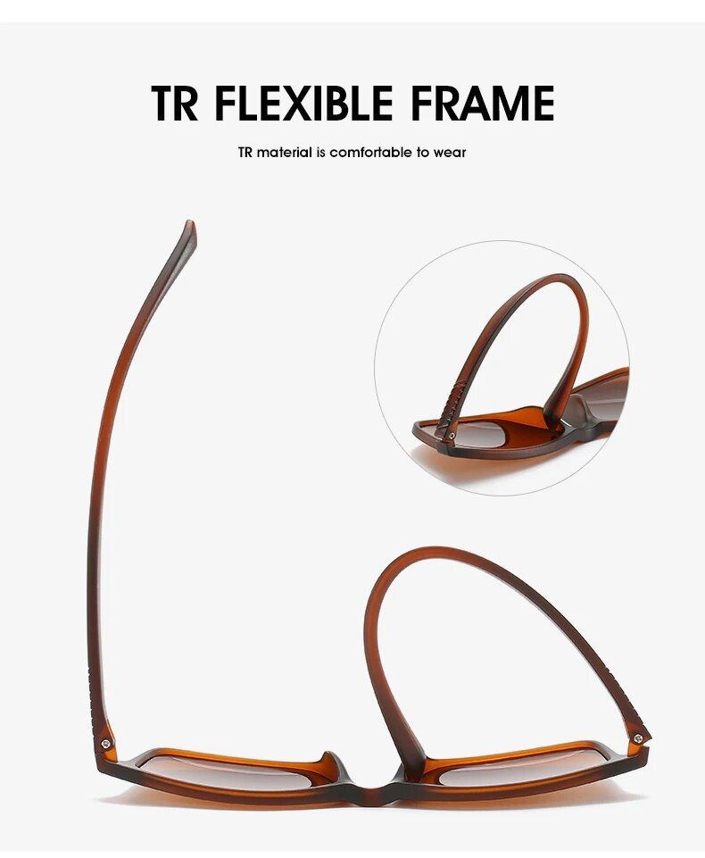 Yeni Gelenler Erkek Polarize Güneş Gözlüğü Moda Vintage Kare Ultra Hafif TR90 Çerçeve Sürüş Balıkçılık Güneş Gözlüğü Erkek UV400 Gözlük_voghion.com