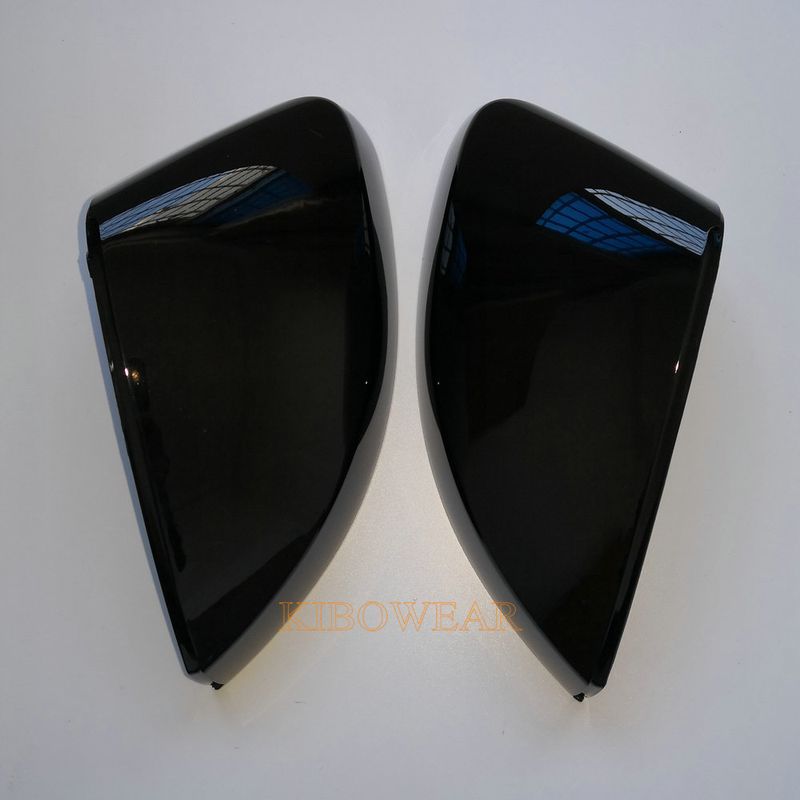 Black Side Wing Spiegel Cap Deckele fir Auto A3 S3 8V 2013 2014 2015 2016 2018 2017 2019 Ersetzen (Glossy Pearl Black) 2020_voghion.com