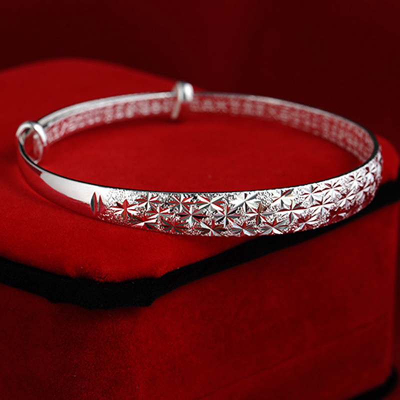 Baocc Accessories Pure Sterling Gypsophila Bracelet Fashion Jewelry Bangle Bracelets Sier_voghion.com