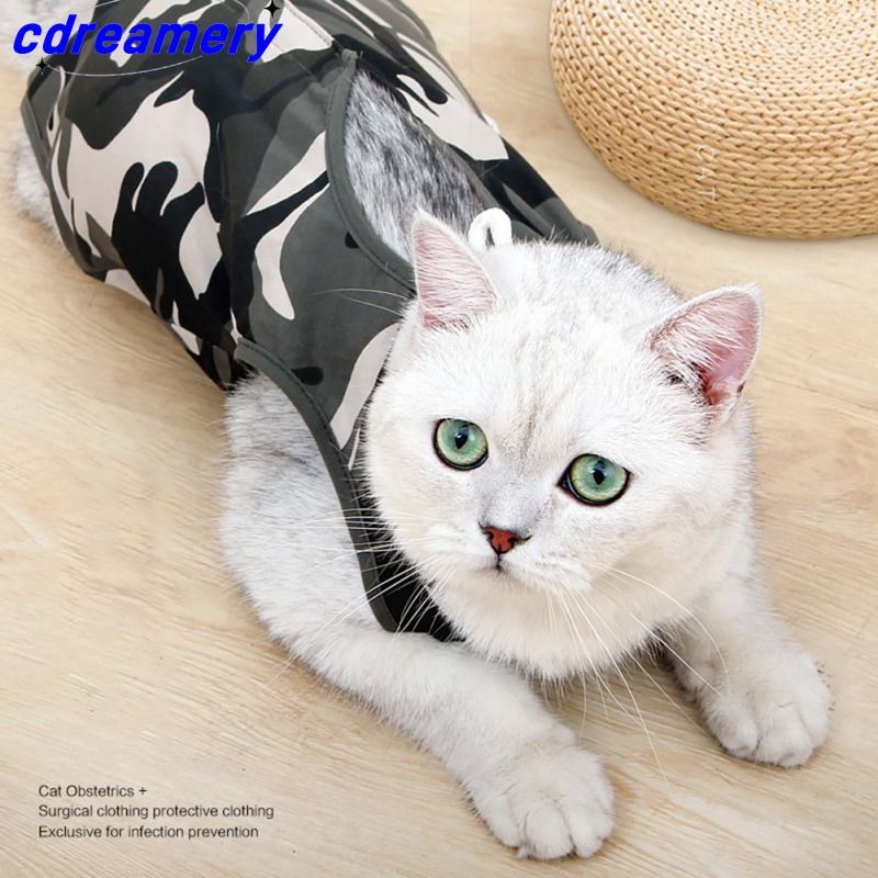 Cat Rehabilitation Clothing Specifically Designed For Abdominal Wounds Or Skin Diseases In Cats And Dogs After Surgery_voghion.com