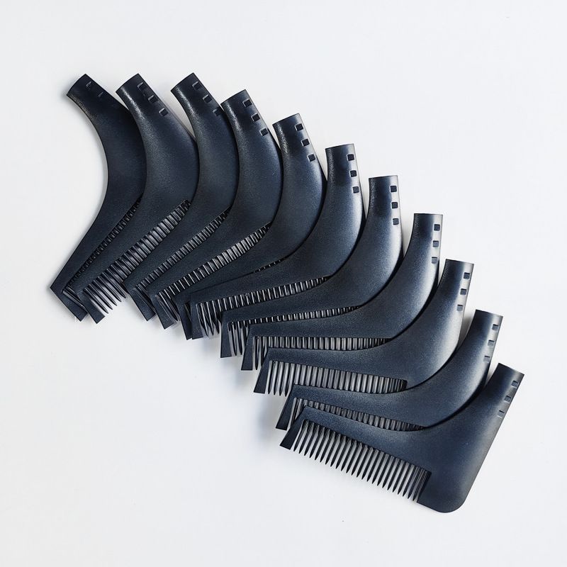 Modelo de estilo de barba pente pente de ângulo reto ferramenta de barba brinde promocional_voghion.com
