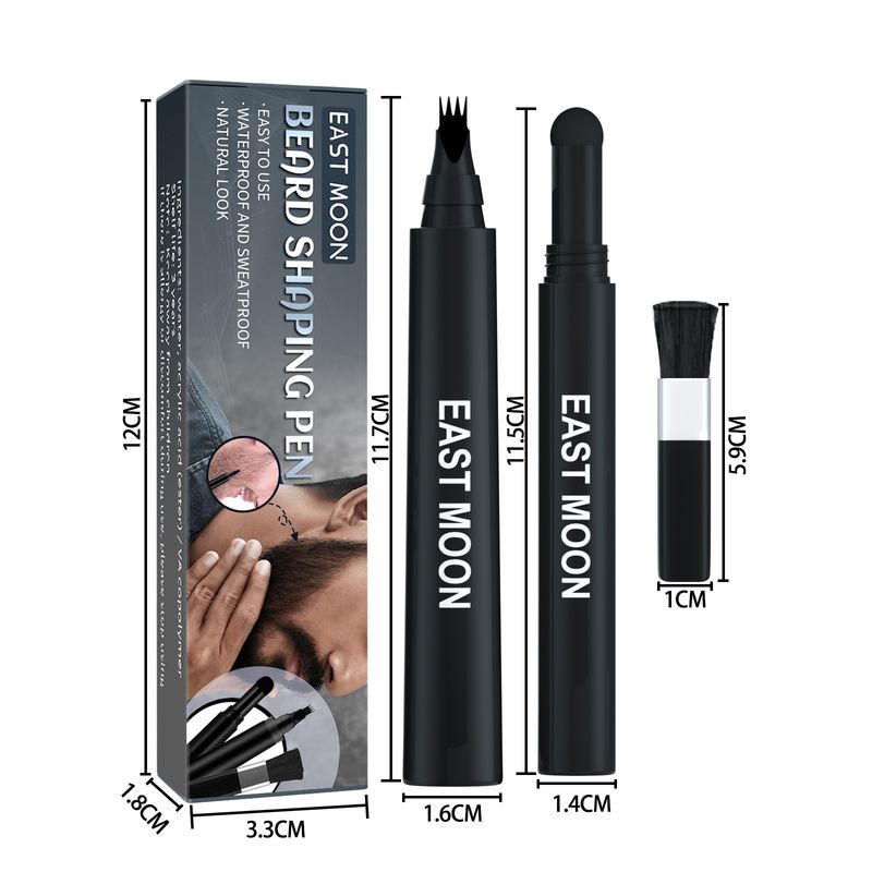 The Ultimate Beard Care Tool: 3-in-1 Brush, Filler, and Tracing Pen Set!_voghion.com