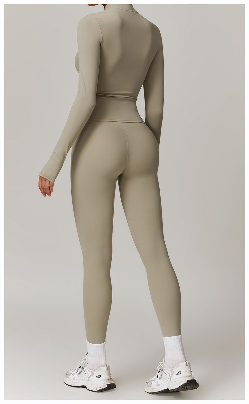 Set da allenamento yoga a maniche lunghe ad asciugatura rapida autunno inverno Zechuang, set da corsa all'aperto e tuta da fitness 8961_voghion.com