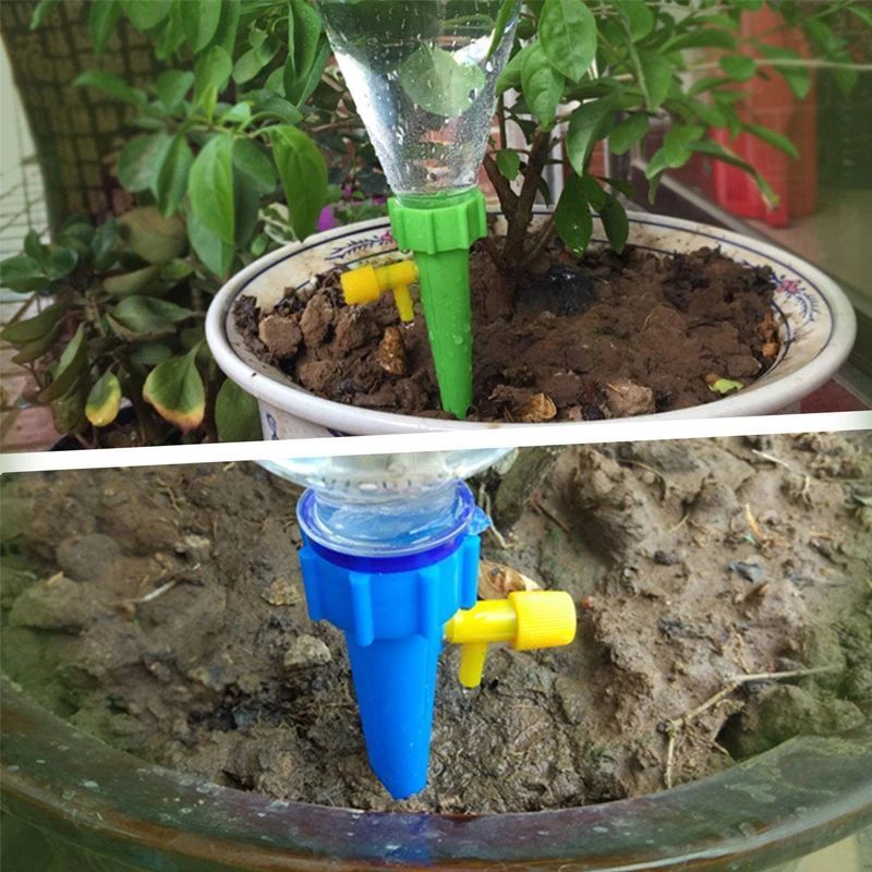 Automatic Drip Irrigation System Self Watering Spike For Flower Plants Greenhouse Garden Adjustable Auto Water Dripper Device_voghion.com