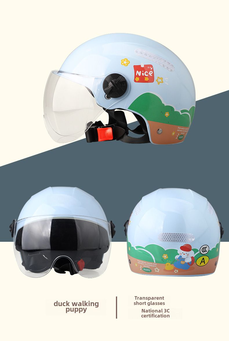 Ny GB BOX motorsykkelkube 3C-sertifisering elbilhjelm unisex sommerhjelm kjørehalvhjelm_voghion.com