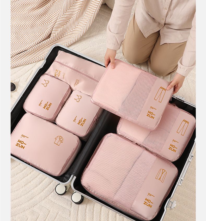 Juego de cubos de compresión premium para viaje: organizador de equipaje impermeable y a prueba de polvo para ropa (ligero y compacto)._voghion.com