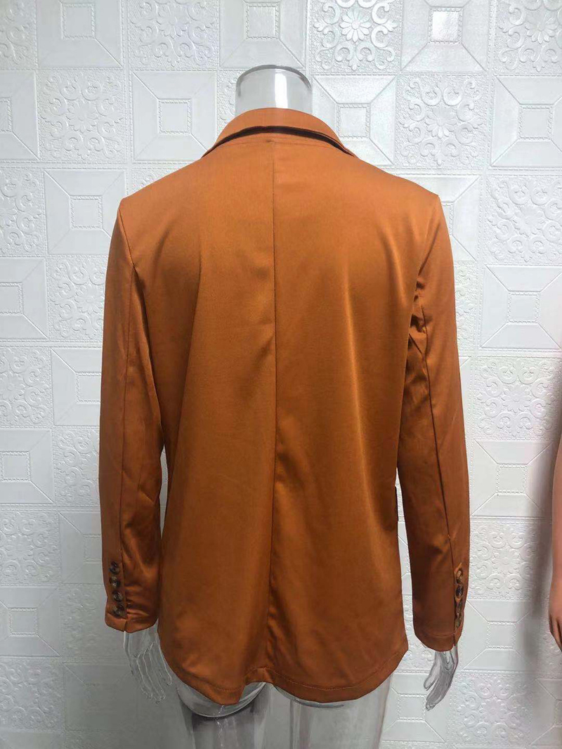 Mode Revers Slanke Vest Temperament Jasje Broekpak Dames_voghion.com