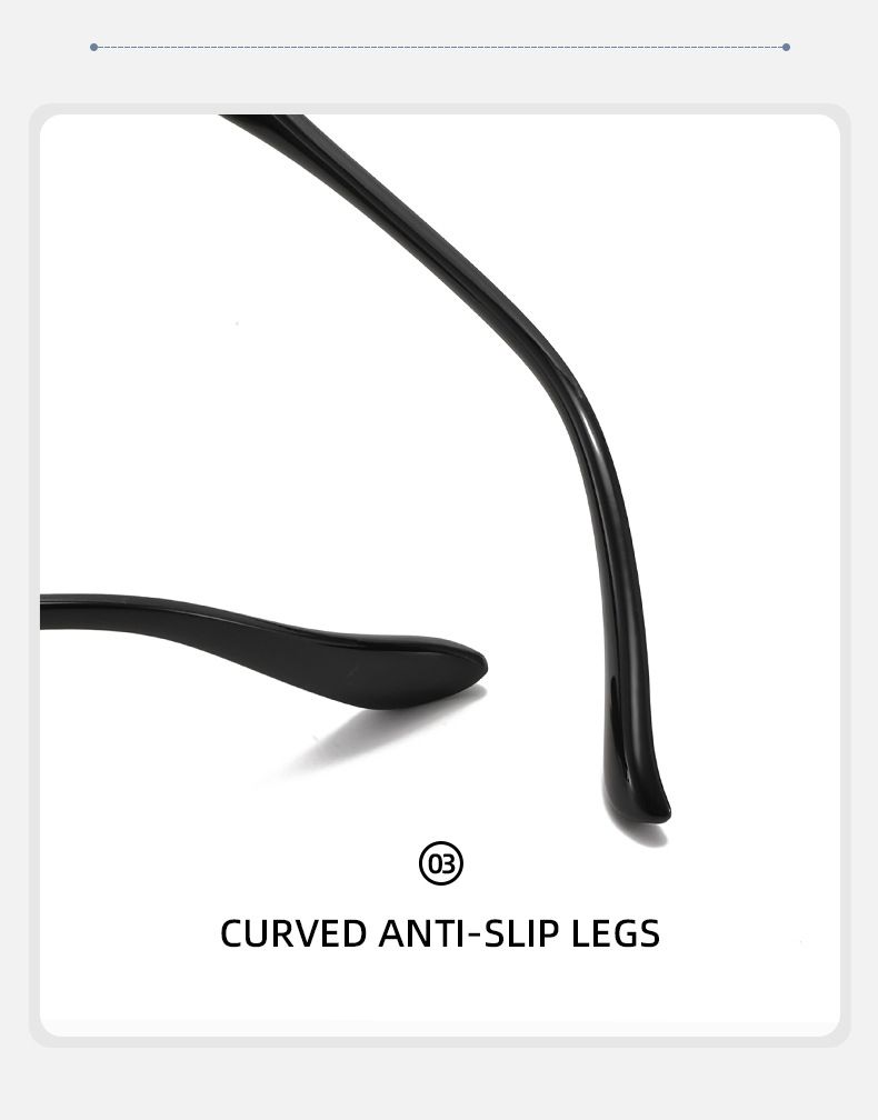 Occhiali da sole polarizzati oversize a forma di occhio di gatto, alla moda, per guida, pesca e attività all'aperto - Protezione UV400, design unisex alla moda_voghion.com