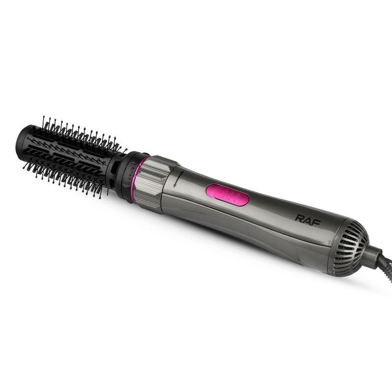 RAF Nuovo asciugacapelli elettrico multifunzionale, piastra per capelli, arricciacapelli, pettine ad aria calda 2 in 1_voghion.com