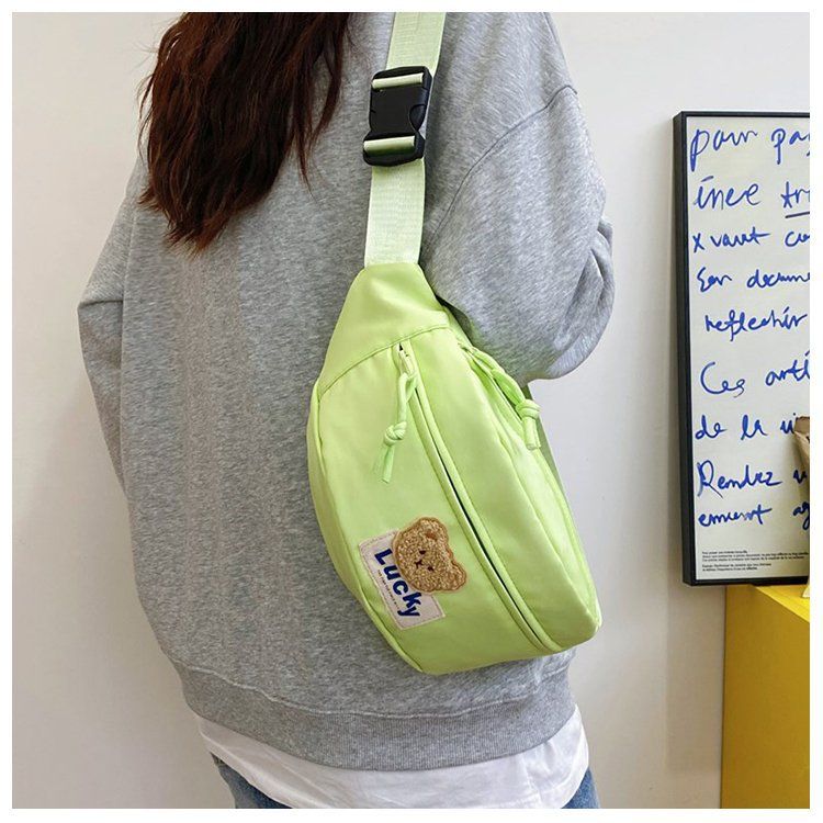 Süße Brusttasche für Damen, große Kapazität, lässig, All-Match-Umhängetasche, modische Sport-Reit-Gürteltasche_voghion.com