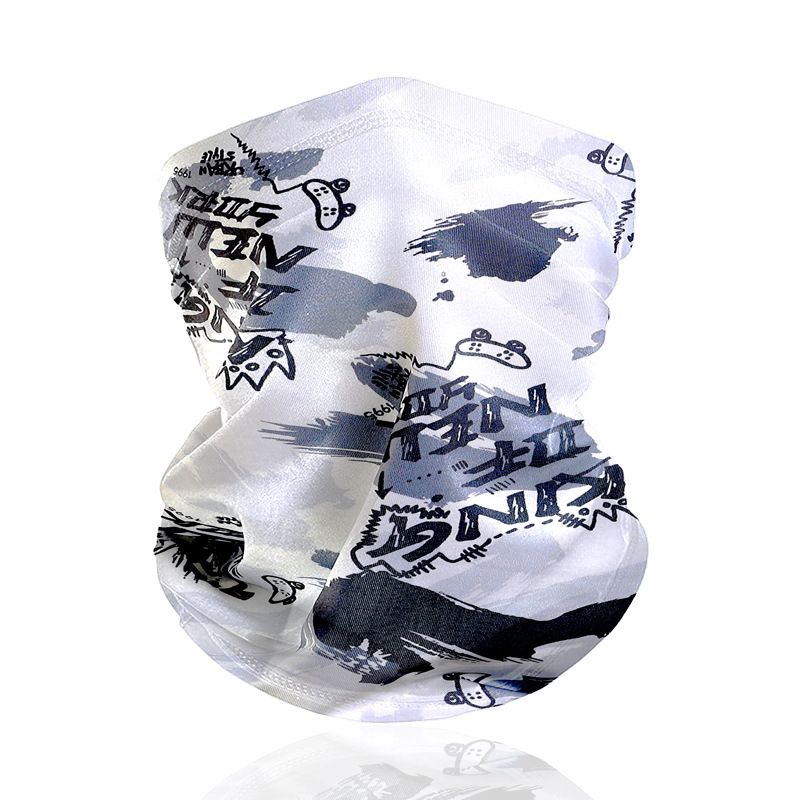 Erkekler İçin LazyZoom Güneş Koruyucu Maske İki Parçalı Set, Buz İpek Kollar, Bisiklet Boynu Koruyucusu, Boyunluk, Maske, Yazlık Başörtüsü_voghion.com