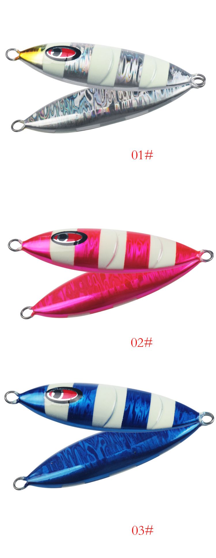 140g Świecący Ołów WOLNA Przynęta do Wolnego Połowu na Głębokim Morzu_voghion.com