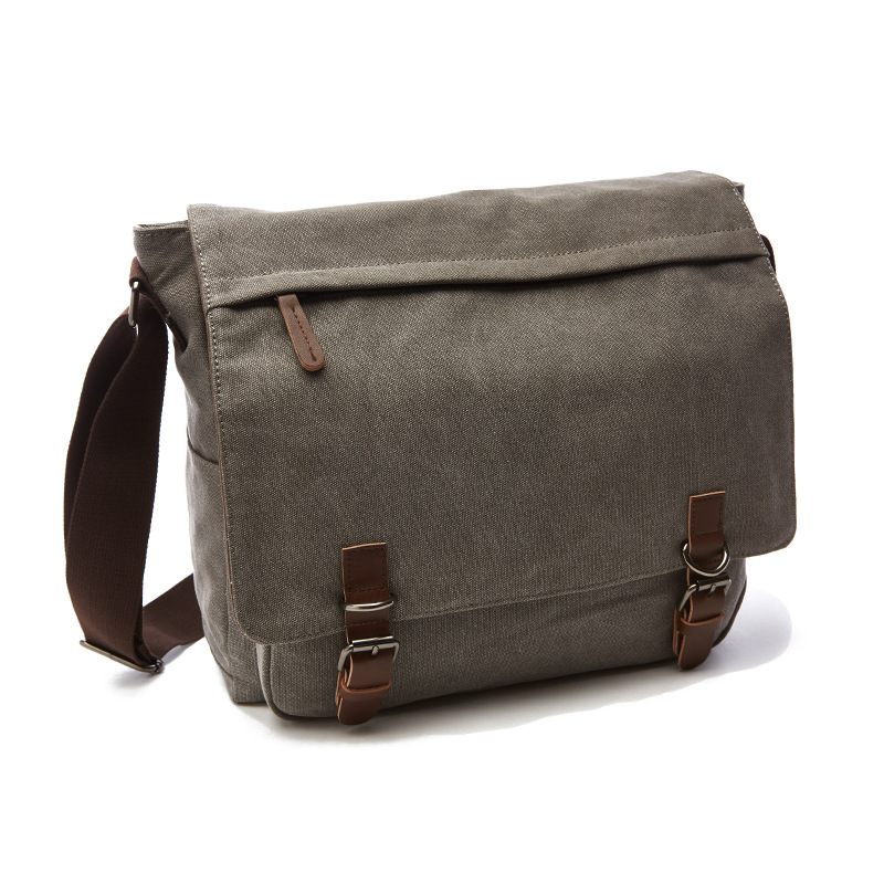 Schoudertas voor heren en dames NIEUW Veelzijdige canvas tas Praktische zakelijke computertas_voghion.com
