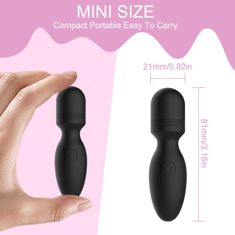 Eros Lab Bowling Ball Mini AV Stick Silikon Wiederaufladbarer Taschenmassager für weibliche Masturbation Erotische Stimulation Erwachsener_voghion.com