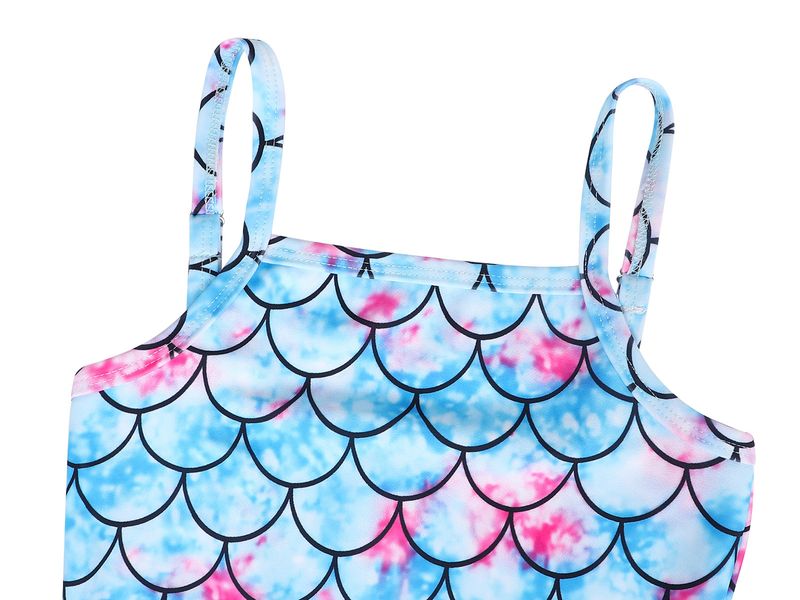 Maillot de bain une pièce pour filles européennes et américaines Mother & Kids Maillot de bain une pièce pour enfants d'été Maillot de bain une pièce respirant à séchage rapide pour enfants_voghion.com