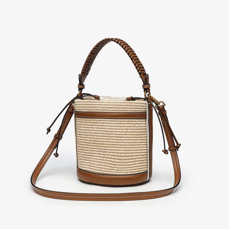 Borsa a tracolla da spiaggia intrecciata, stile pendolare, da donna, autunno inverno 2024, nuova, elegante, di Z Brand_voghion.com