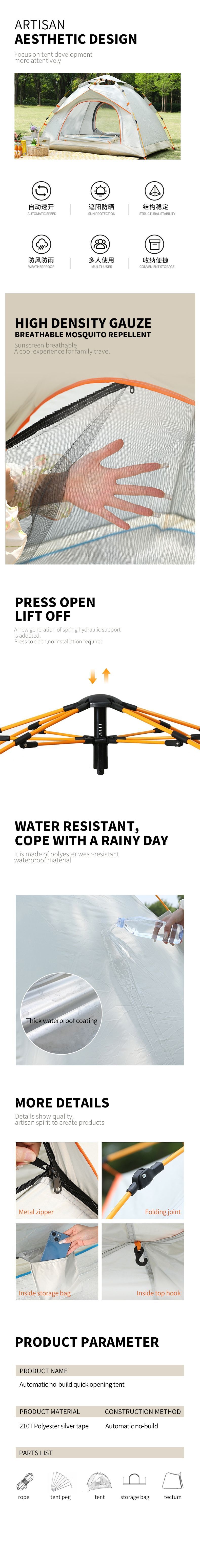 VentureGuard Deluxe: All-Weather Outdoor Tent_voghion.com