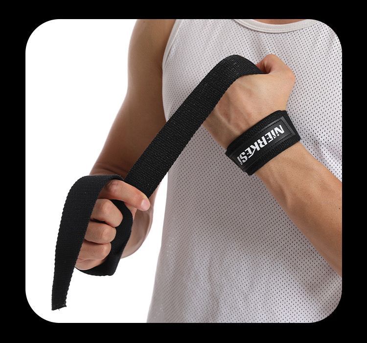 New Power Assist Deadlift Silicone Strip Anti-Slip Wrist Guard Belt Pull-Up Horizontal Bar Protective Gear Bandage_voghion.com